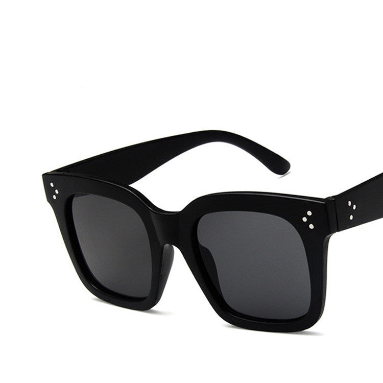 Sunglasses European And American Retro Square Frame Wild Big Frame Sunglasses Sunglasses