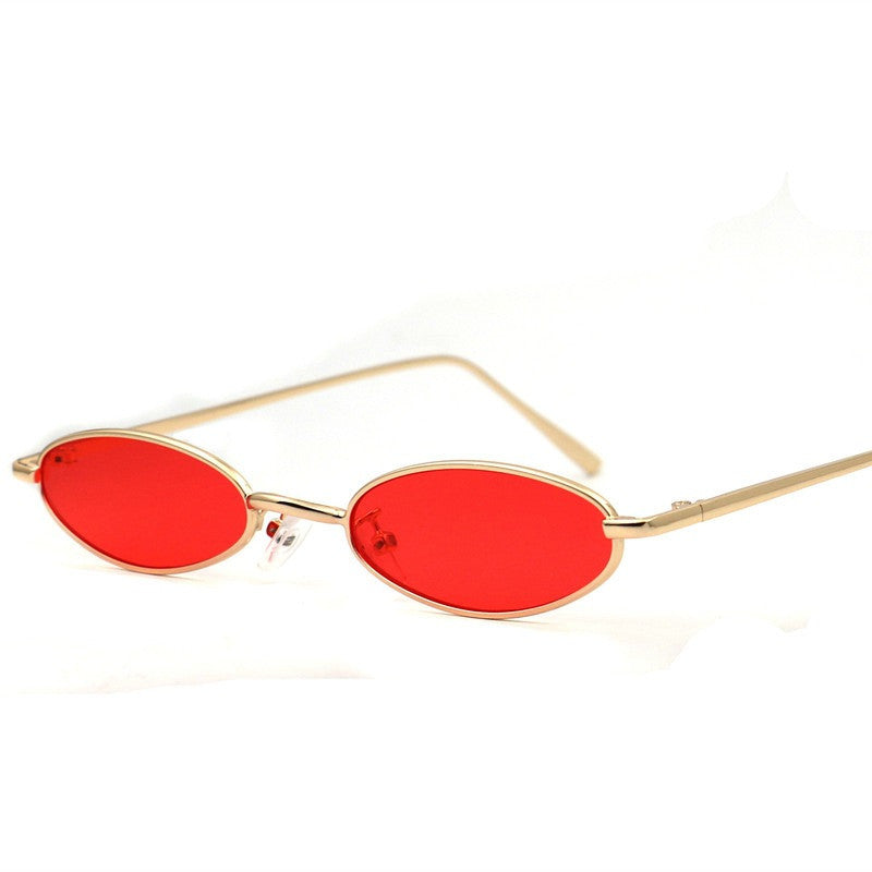 Trendy New Sunglasses Small Frame Oval Sunglasses Fashion Trendy Individual Capsule Sunglasses