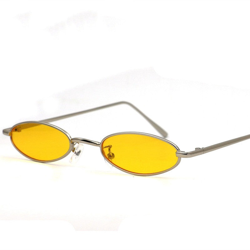 Trendy New Sunglasses Small Frame Oval Sunglasses Fashion Trendy Individual Capsule Sunglasses
