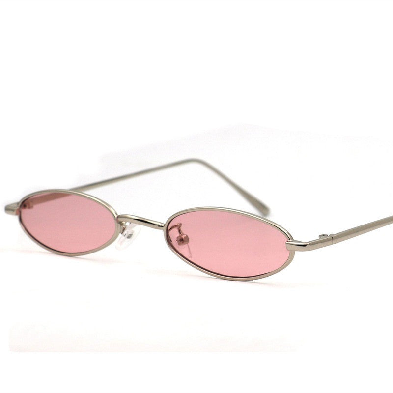 Trendy New Sunglasses Small Frame Oval Sunglasses Fashion Trendy Individual Capsule Sunglasses