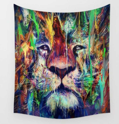 Bohemian print wall blanket