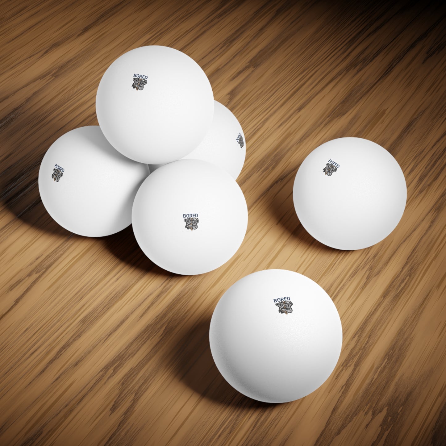 BORED Ping Pong Balls, 6 pcs