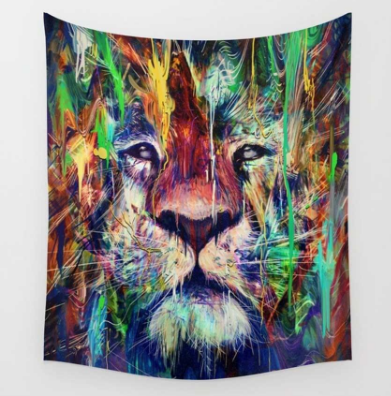 Bohemian print wall blanket