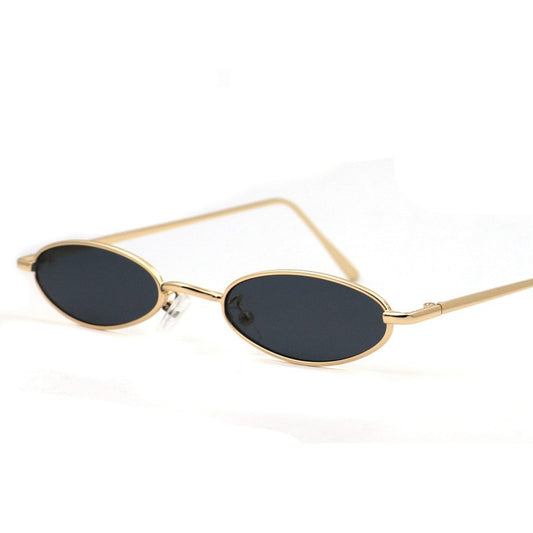 Trendy New Sunglasses Small Frame Oval Sunglasses Fashion Trendy Individual Capsule Sunglasses