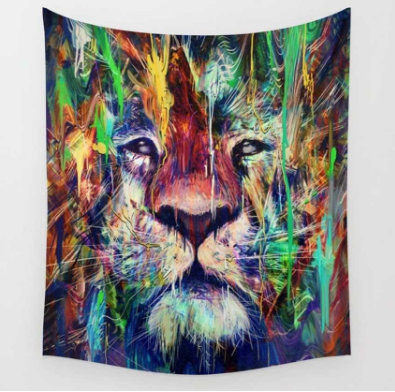 Bohemian print wall blanket