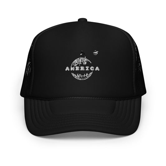Foam trucker USA hat